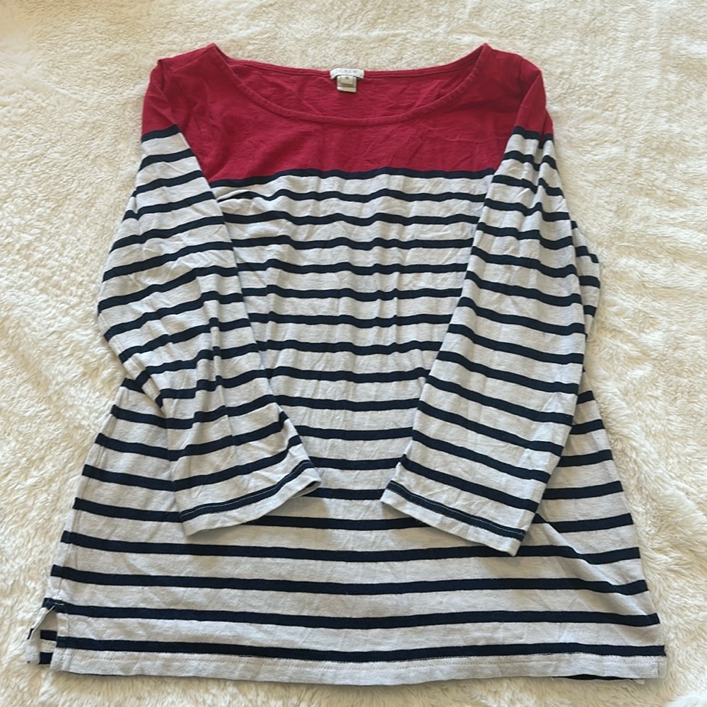 Striped J. Crew top!